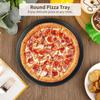 Противень для пиццы 4-го размера с отверстиями из углеродистой стали с антипригарным покрытием, сетчатый поддон, круглая глубокая тарелка, форма для пиццы, инструмент для выпечки, новый