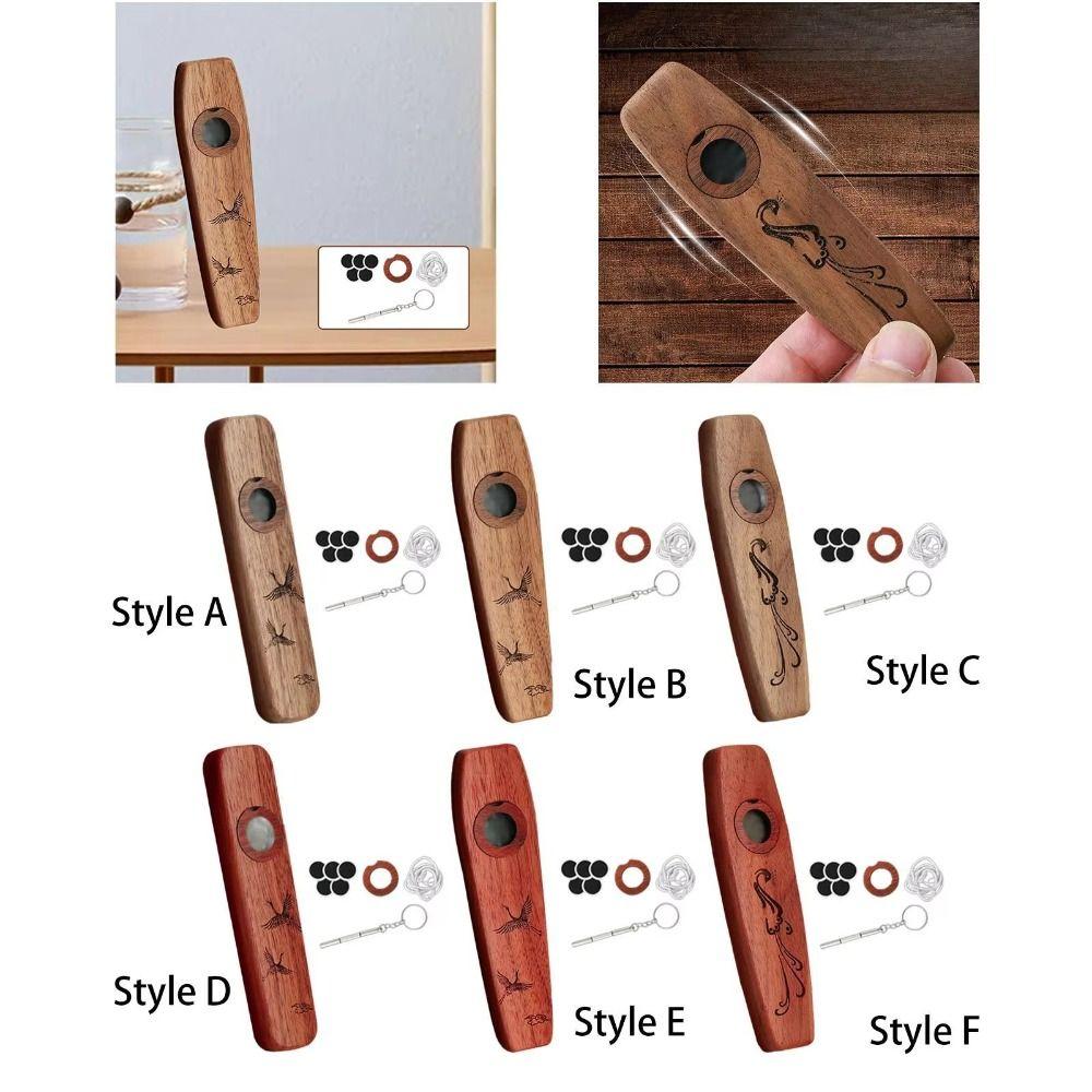 Portable Wind Instrument Professional Musical Instruments Flutes Wooden Kazoo Kids Gift