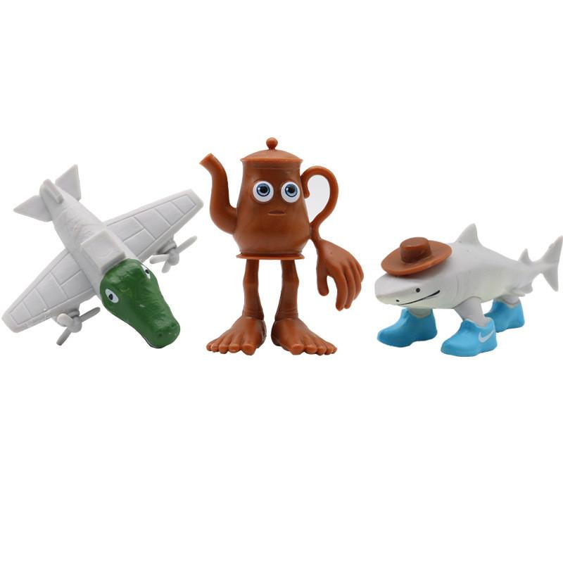 Italiana Brainrot Handpainted Pvc Model Display For Home Office Use