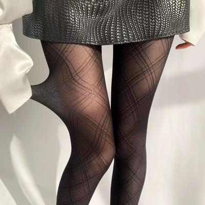 Женские колготки Сексуальные Черные Сетчатые Алмазная Сетка Чулки Нижнее белье Для женщин Колготки Высокие Ночной клуб Вечеринка Подарок