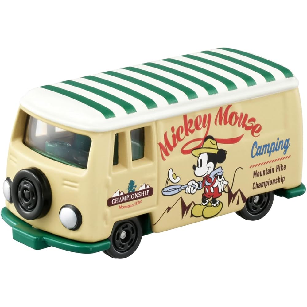 Takara Tomy Tomica Dream Tomica SP Disney Travel Collection Camping Miniature Car Toy for Ages 3 and Up