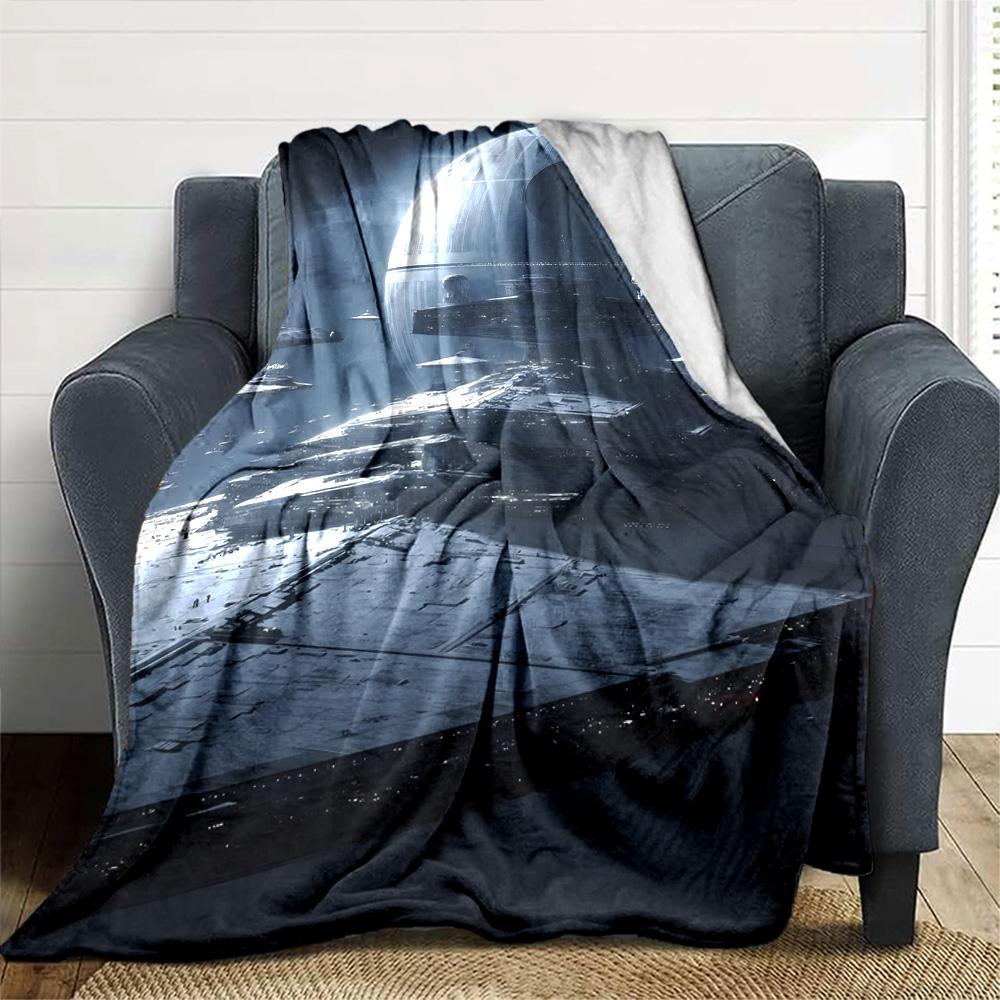 Star Wars Blanket Comfortable Great for Office Seaside Bedding All-Season Use Modern Gift for Travel Home Birthdays