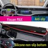 Антибликовый коврик на панель приборов для Dongfeng Fengshen Yixuan Max, AX7, Haoji E70 – Теневой козырек на консоль для защиты от солнца.