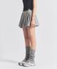 Nil Rise Cotton Skirt Pants Gray