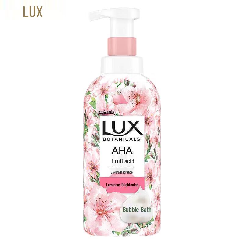 LUX Cherry Blossom Scented Botanical Essence Shower Foam