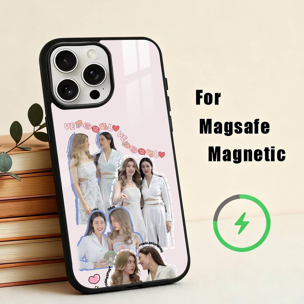 The S-Secret of UsLingorm Phone Case For iPhone 17,16,15,14,13,12,Plus,Pro,Max for Magsafe Magnetic Wireless Charging