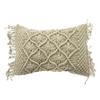 Macrame Cushion - 40 X 60 Cm - Natural Beige