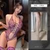 Sexy neck free lace onesie waist perspective temptation empty tight sexy lingerie women
