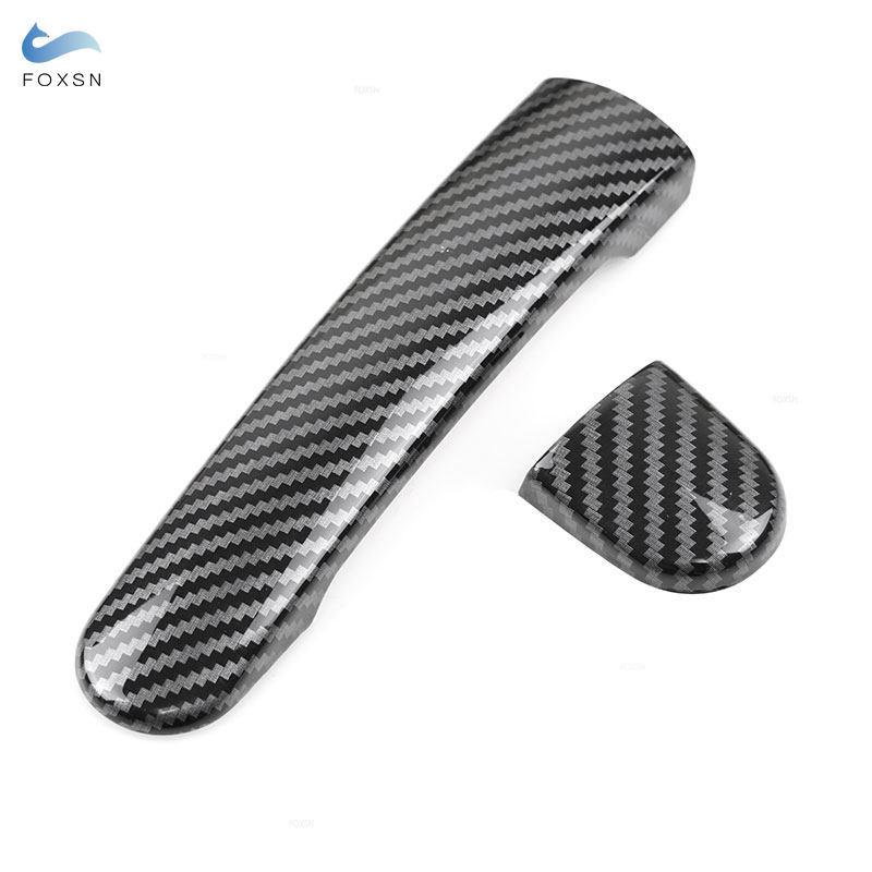 Car-styling Exterior Door Handle Covers Trim For VW Golf 4 Jetta Bora MK4 1999-2004 Rabbit A4 1J Passat B5 1997-2005 Polo Lupo