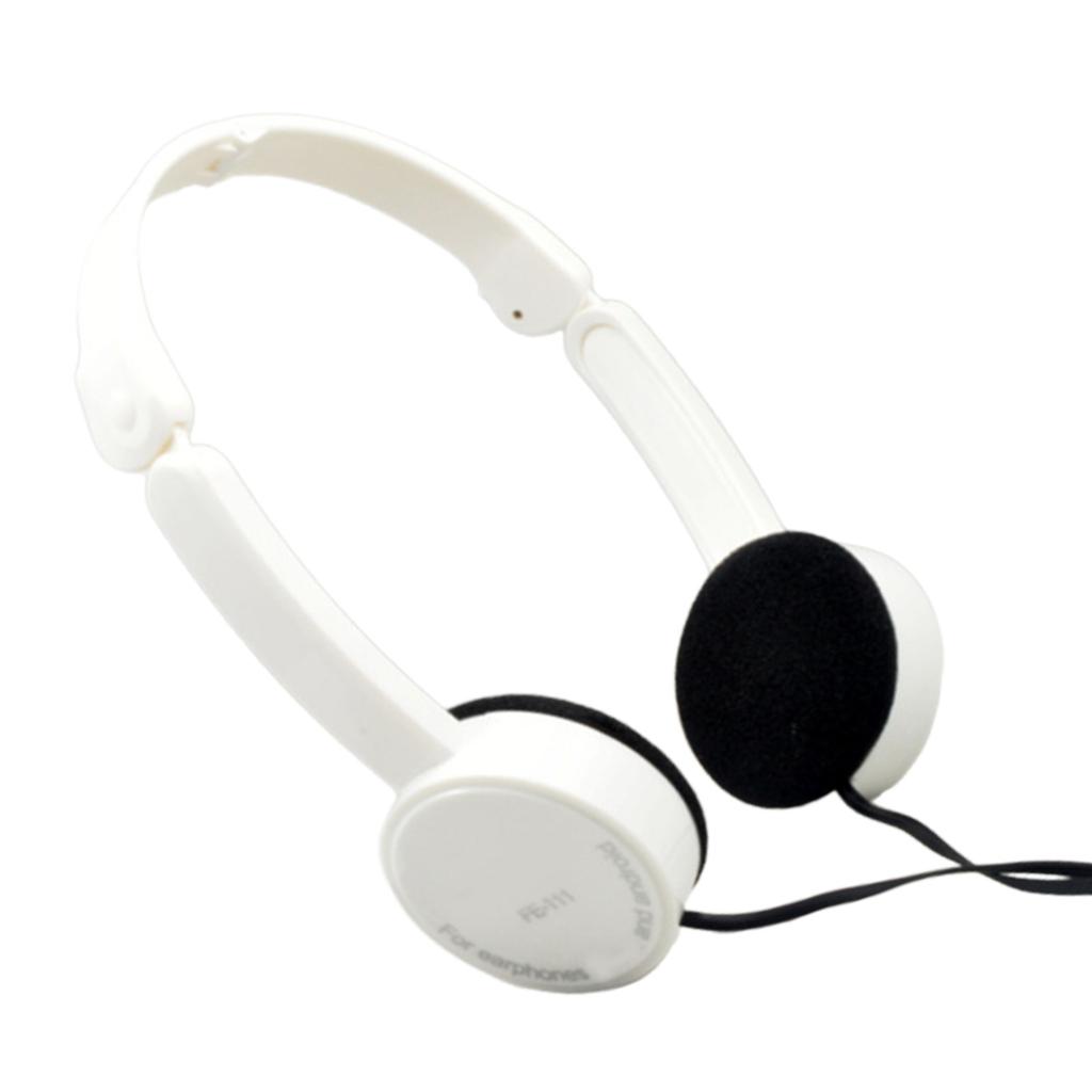 Foldable Over-Ear Headphone Corded Noise Isolating Corded Stereo Headsets with Microphone for Adults Teens 3.5mm