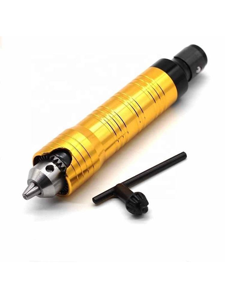 4/6mm Jewelry Tools Steel Hanging Grinder Engraver Multifunctional with Flexible Shaft Tube Extension Steel Hand Piece Chuck