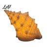 Indoor Decorative Light Conch Shell Night Lamp with LED Light Resin Auto Timer Nautical Themed