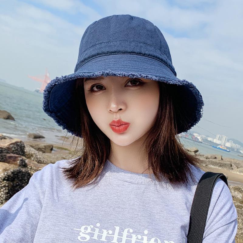 Женская джинсовая панама - Дышащая летняя шляпа для защиты от солнца