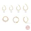 S925 Sterling Silver Ins Minimalist Ear Bone Nail Ear Jewelry Personalized Ear Bone Clip Auricle Puncture Nose Ring Nose Puncture