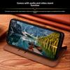 Элегантная книжка из натуральной кожи с узором под крокодила для iPhone 15 Pro, 14 Plus, 13 Pro Max, 12 Mini