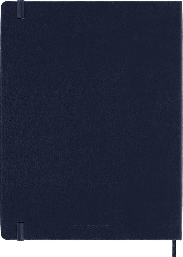 Moleskine 2026 January Weekly XL Size W x 25cm Sapphire DHB2012WN4Y26 Planner, Start, 12-Month Diary, (19cm H), Hardcover, Blue,