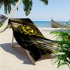 Mjällby AIF Print Beach Towel, Large Soft Quick Dry Towel for Beach Camping Swimming