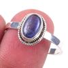 Натуральный кианит, драгоценный камень, ручная работа, кольцо из стерлингового серебра 925 пробы, размер 10 Z0Q51