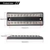 BusBar 100A 5 Circuit Dual Bus Bar Terminal Block Power Distribution Block 12V 24V 32V 48V DC For Car RV Truck Yacht Ship
