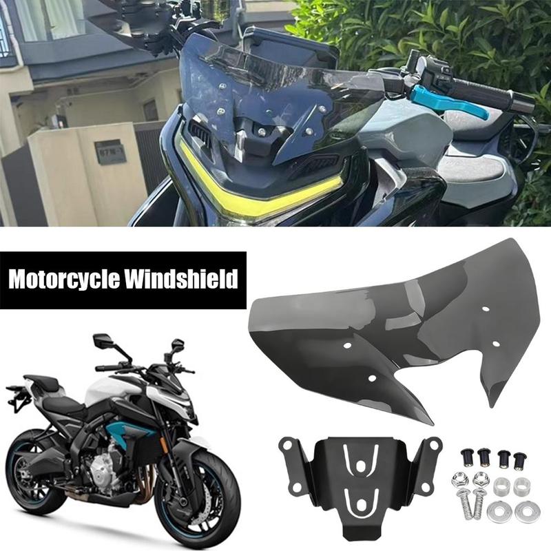 2025 675NK Ветровое стекло для CFMOTO 675NK NK675 Дефлектор воздуха Обтекатель Солнцезащитный козырек Аксессуары для переднего ветрового стекла мотоцикла M3B7