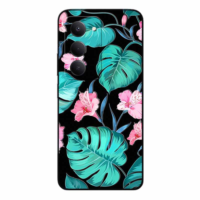 3D Чехлы с тиснением для Redmi 15 5G 4G Рельефное тиснение Мягкий силиконовый задний чехол для Xiaomi Redmi15 Цветочный рельеф Funda Redmi 15 4G 5G