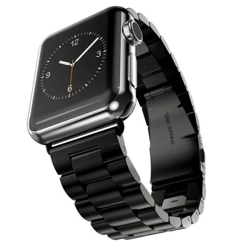 Классический металлический ремешок Iwatch для Apple Watch Band 304 из нержавеющей стали для серий Iwatch 1 2 3 4 5 6 7 8 SE Бесплатный инструмент для регулировки