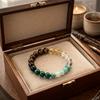 Bangles Attract Wealth Bracelets Bohemian Crystal Bracelet Stone Beads Bracelet  Ladies Jewelry