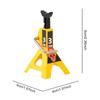 2 шт. имитация металлической рамы, размещенный держатель, регулируемая высота, мини-домкрат, 3-тонные напольные домкраты, стойки для гусеничного автомобиля с радиоуправлением 1/10