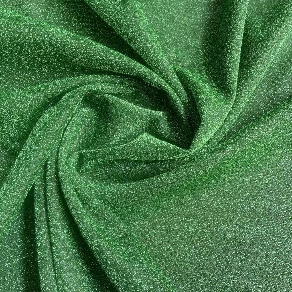 Gold Silver Thread Star Shiny Fabric By The Meter for DIY Dresses Decoration Clothing Sewing Iridescent Glitter Tulle Mesh Cloth