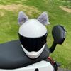 2Pcs Motorcycle Helmet Plush Cat Ears Stickers Decoration Motocross Helmet Cosplay Plush Full Face Off Road Helmet Decor