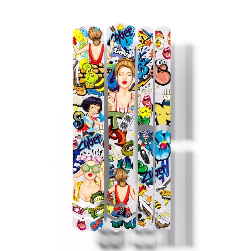 Защитная пленка для шоссейного велосипеда, съемная наклейка, защита цепи велосипеда, защита рамы, наклейки на переднюю вилку, защитная лента