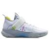 Баскетбольные кроссовки Li Ning Wade Fission 7 Мужские Средние Стандартные Белый/Рассветно-серый ABPR025-2