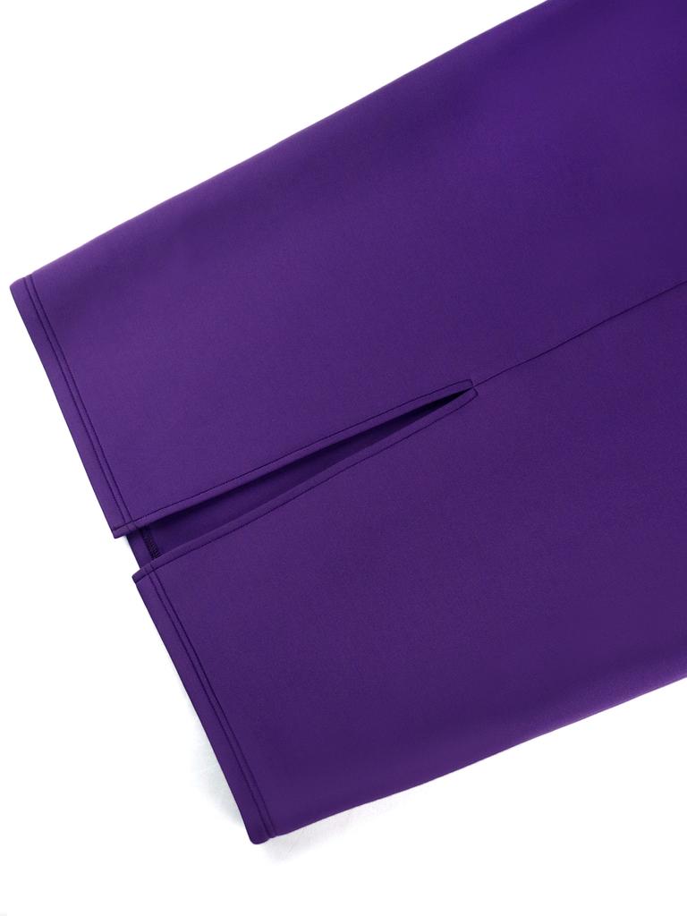 AOMEI Топы-трубы, платья-миди, фиолетовые наряды без бретелек с бантом для вечеринок для женщин