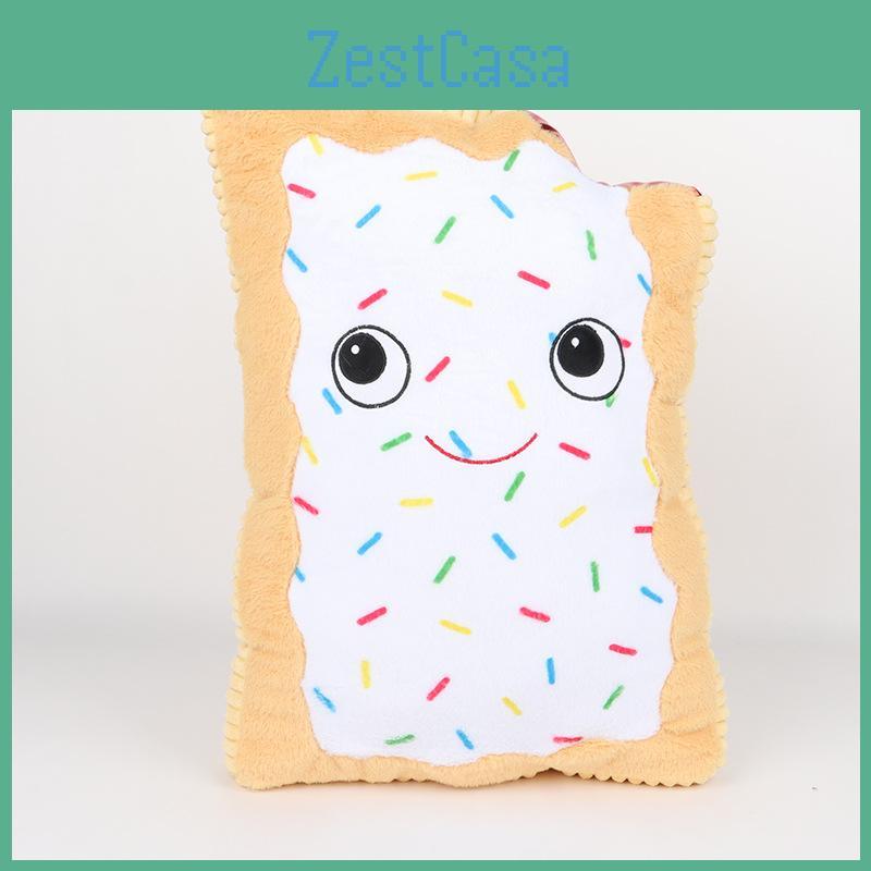 Тостер-выпечка Белая плюшевая игрушка Мультяшная мягкая кукла Украшение печенья Подарок