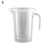 Healthy Smooth Strong Toughness Plastic Comfortable Handle Measuring Mug Cup for Home Measuring Cup