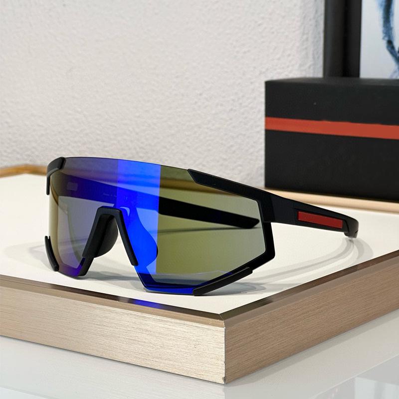 Женские модные ветрозащитные спортивные солнцезащитные очки с большой оправой - унисекс, мода 04W