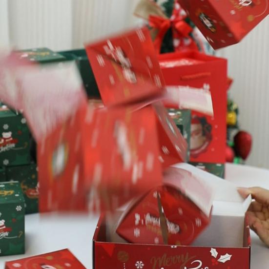 Surprise Gift Box Set Pop Out Cash Gift Box for Christmas Surprise Gift Box with Folding Pop-Up Cards for Christmas Birthdays Weddings