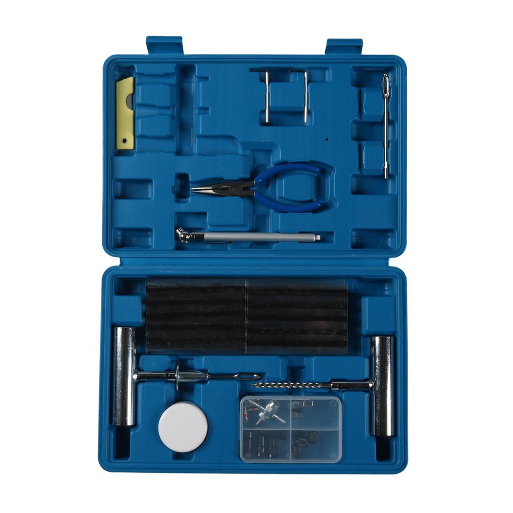 68pcs/set Completes Repair Set Comprehensive Repair Set Efficient Tire Repair Set with Storage Box for Tire Emergencies