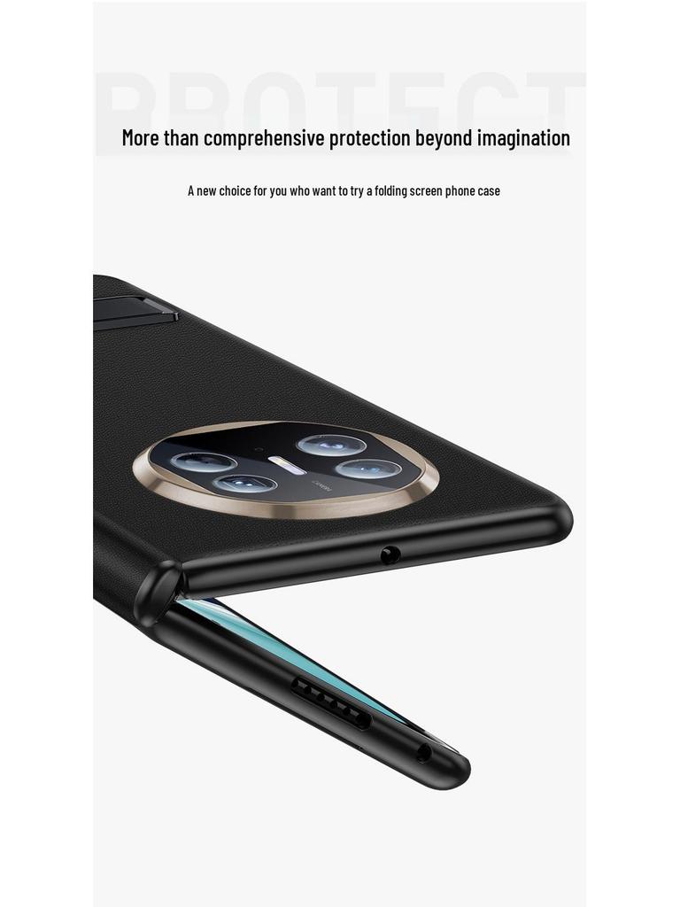 Чехол-книжка из натуральной кожи для Huawei Mate X5 - Коллекционное издание