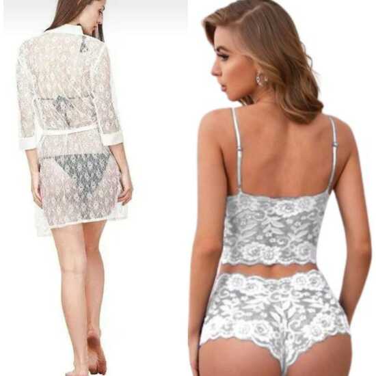 Комплект нижнего белья и нижнего белья Ladysta Belgium Rob - комплект нижнего белья с бюстгальтером и трусиками, свободный размер (S M L)