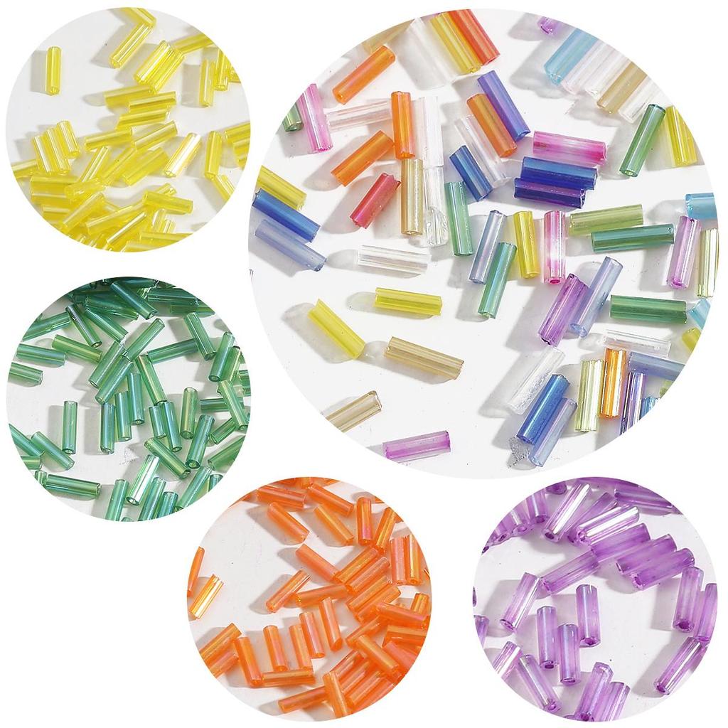 300/700 шт. Чешские цилиндрические стеклянные бисерные бусины-трубочки, европейский посевной бисер, свободные бусины для изготовления ювелирных изделий своими руками