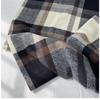 Клетчатый шарф Женский Осенне-зимний Новый Длинный Студенческий Парный Шаль Теплый Утолщенный Шарф с Бахромой