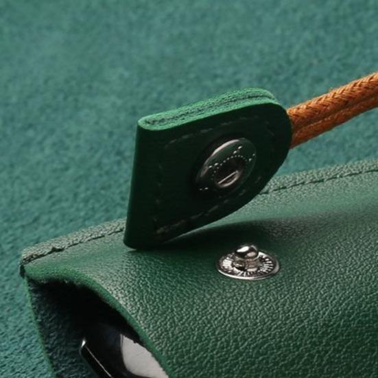 2 шт. Держатель для ключей Выдвижной чехол для ключей Защитный брелок-подвеска Искусственная кожа Скрытая цепочка для ключей Узор оленя Чехол-сумка для ключей