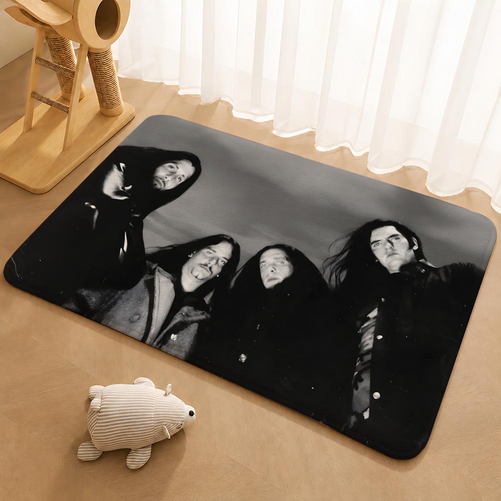 Type O Negative Anime Floor Mat Floor Mat Soft Flannel Non-Slip Door Rug for Living Room