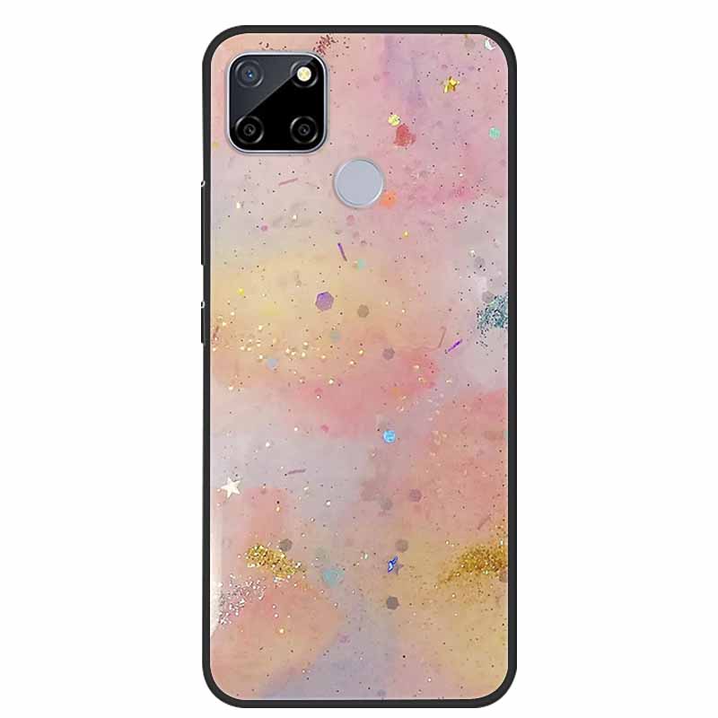 Чехол для Realme C25 Мраморный Силиконовый ТПУ Мягкий Чехол для Телефона Для OPPO Realme C25S C25 S Funda Ударопрочный Coque RMX3191 Capa