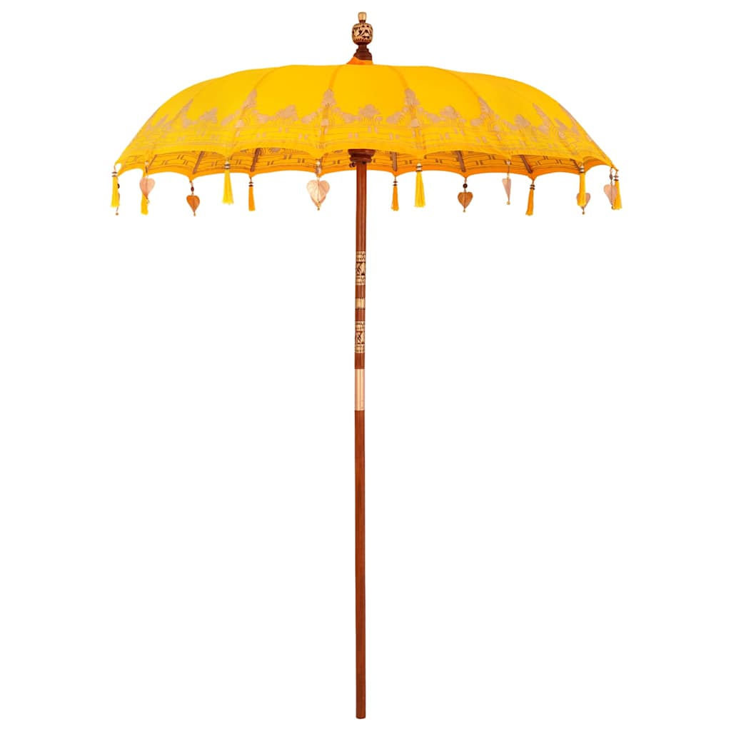 Balinese Parasol Yellow 185 x 185 x 260 cm