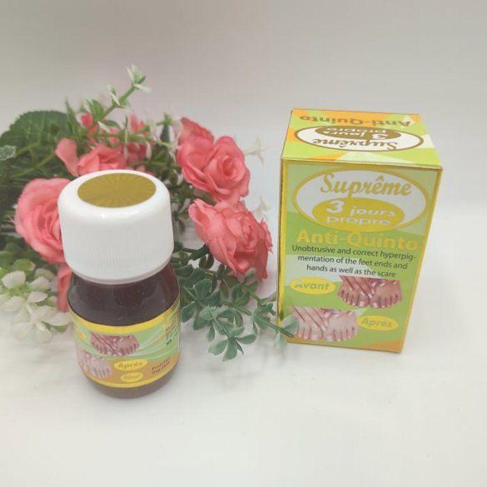 Lotion Anti-Quinto Hyperpigmentation SUPREME 3 JOURS PROPRE | Correcteur pour Pieds, Mains &amp; Cicatrices