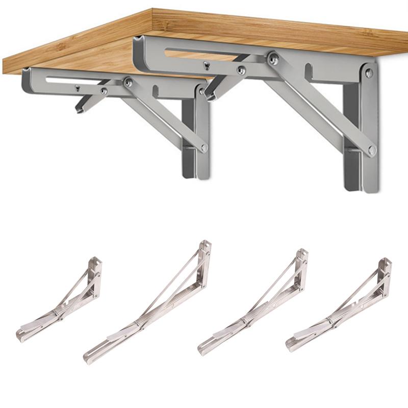 Автодом серебристый отделка утолщенная нержавеющая сталь мини складной столик автомобильные аксессуары кемперван складной кронштейн стол полка