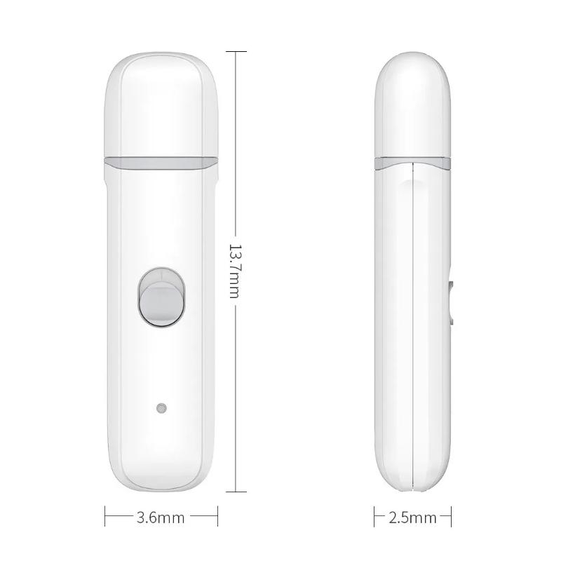 Low Vibration Pet Electric Nail Polish Remover Portable Charging Cat Dog Nail Clippers Polishing Pliers Outdoor Cleaning Durable Nail Polish Products