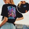 Футболка K-pop Охотники на демонов, Аниме футболка с принтом Руми, Рубашка в корейском стиле, Унисекс Оверсайз Эстетичный Стритвир